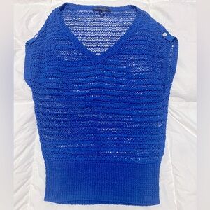 NWOT White House Black Market Cobalt Blue Sleeveless Top